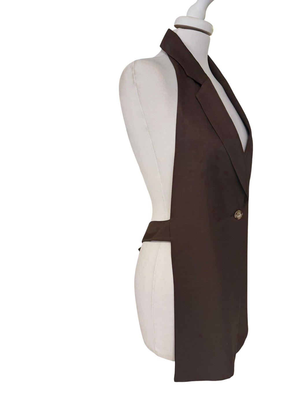 Gilet aperto dietro