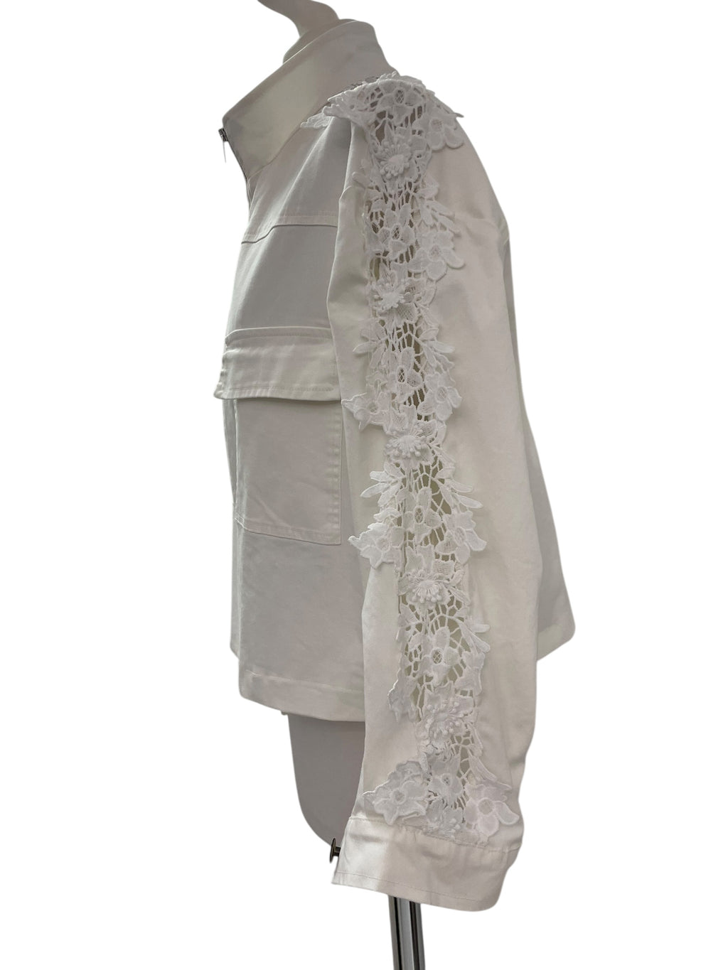 giubboni écru PHILIA loft con intarsi pizzo unica variante colore