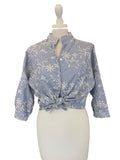 Camicia ricamata unica variante taglia unica