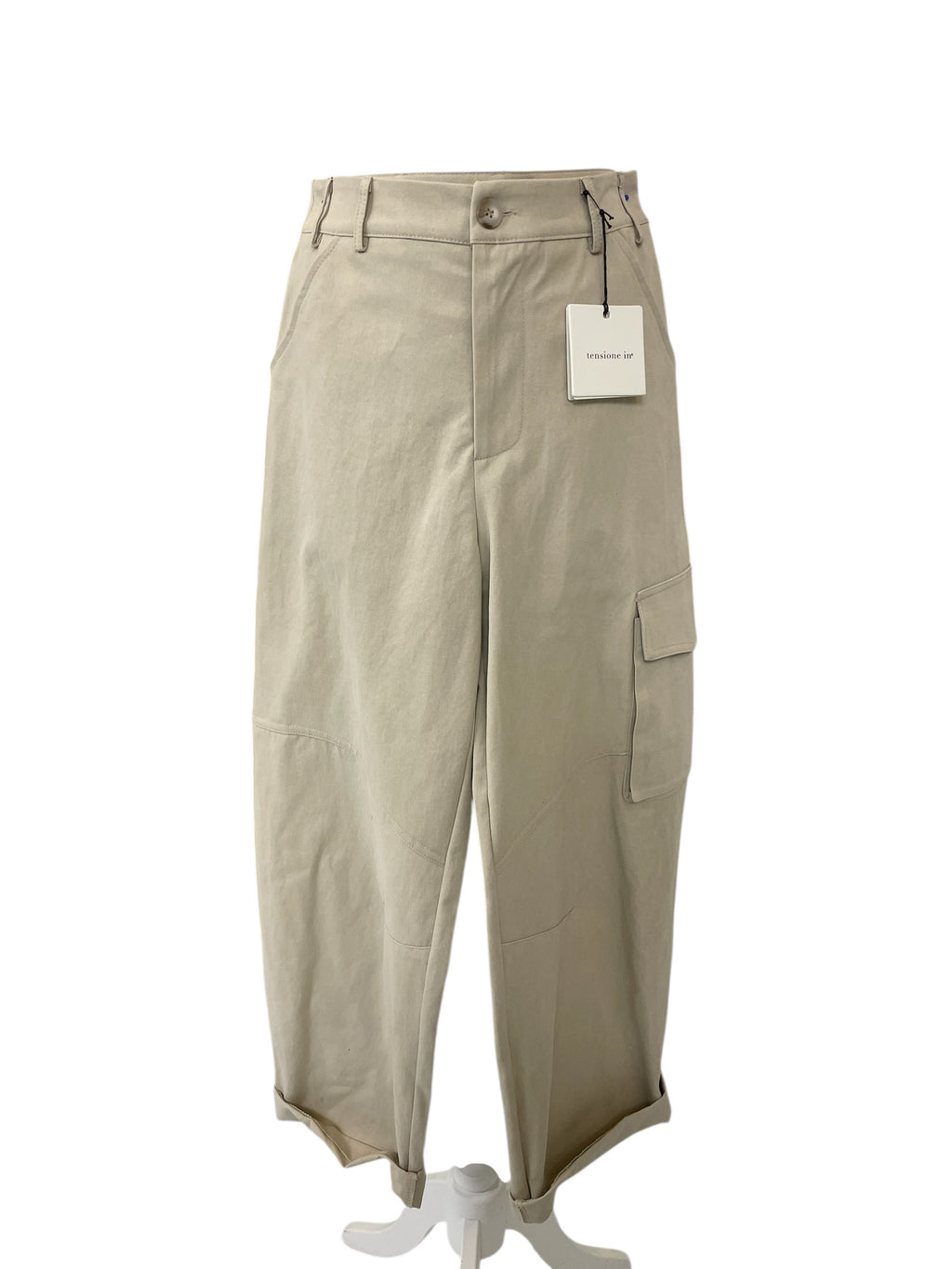 Pantalone baloon beige