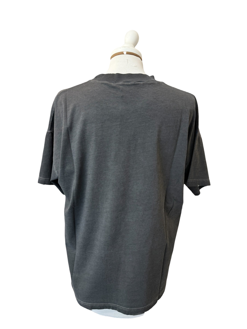 T-shirt grigio stampa