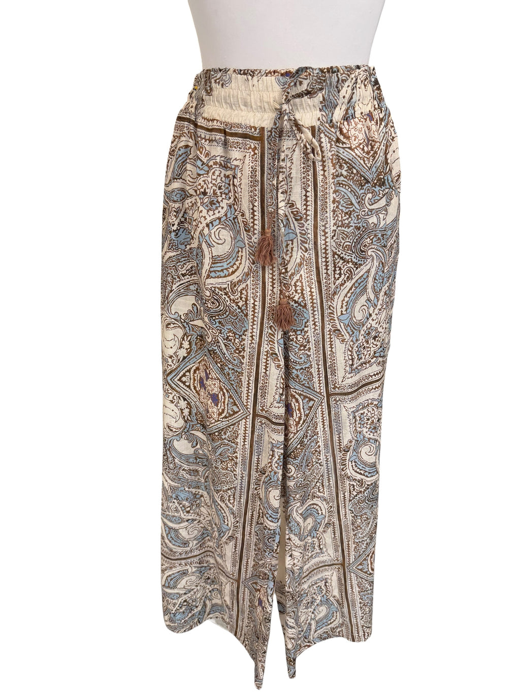 Pantalone palazzo a fantasia