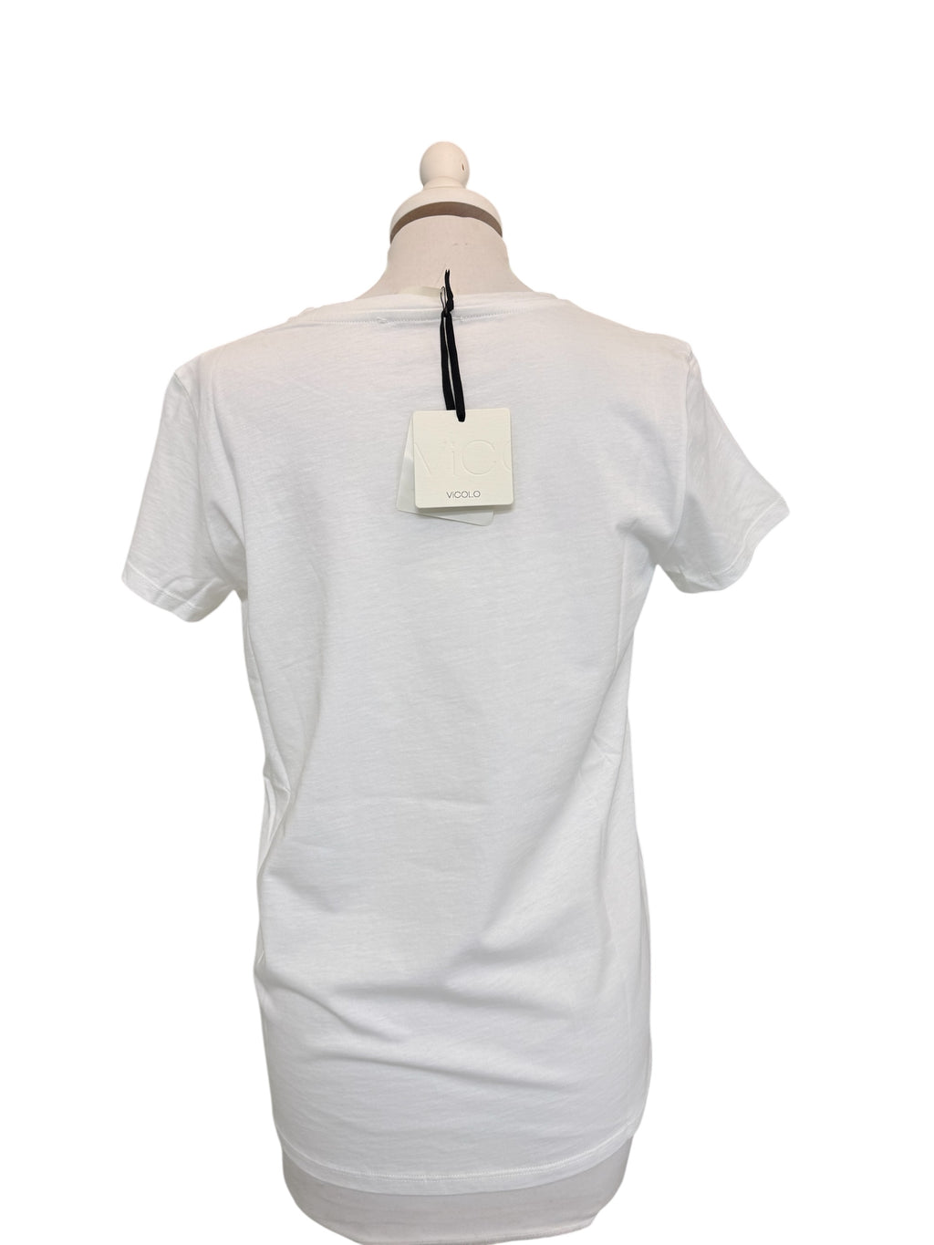 T-shirt bianca breakfast