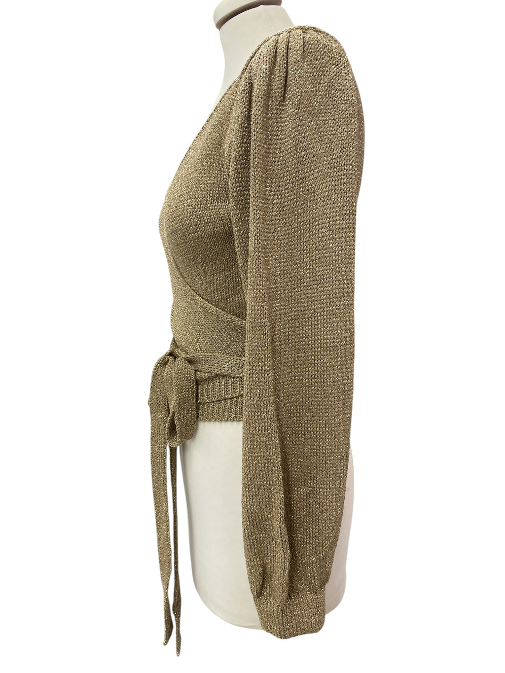 Cardigan incrociato lurex vicolo taglia unica
