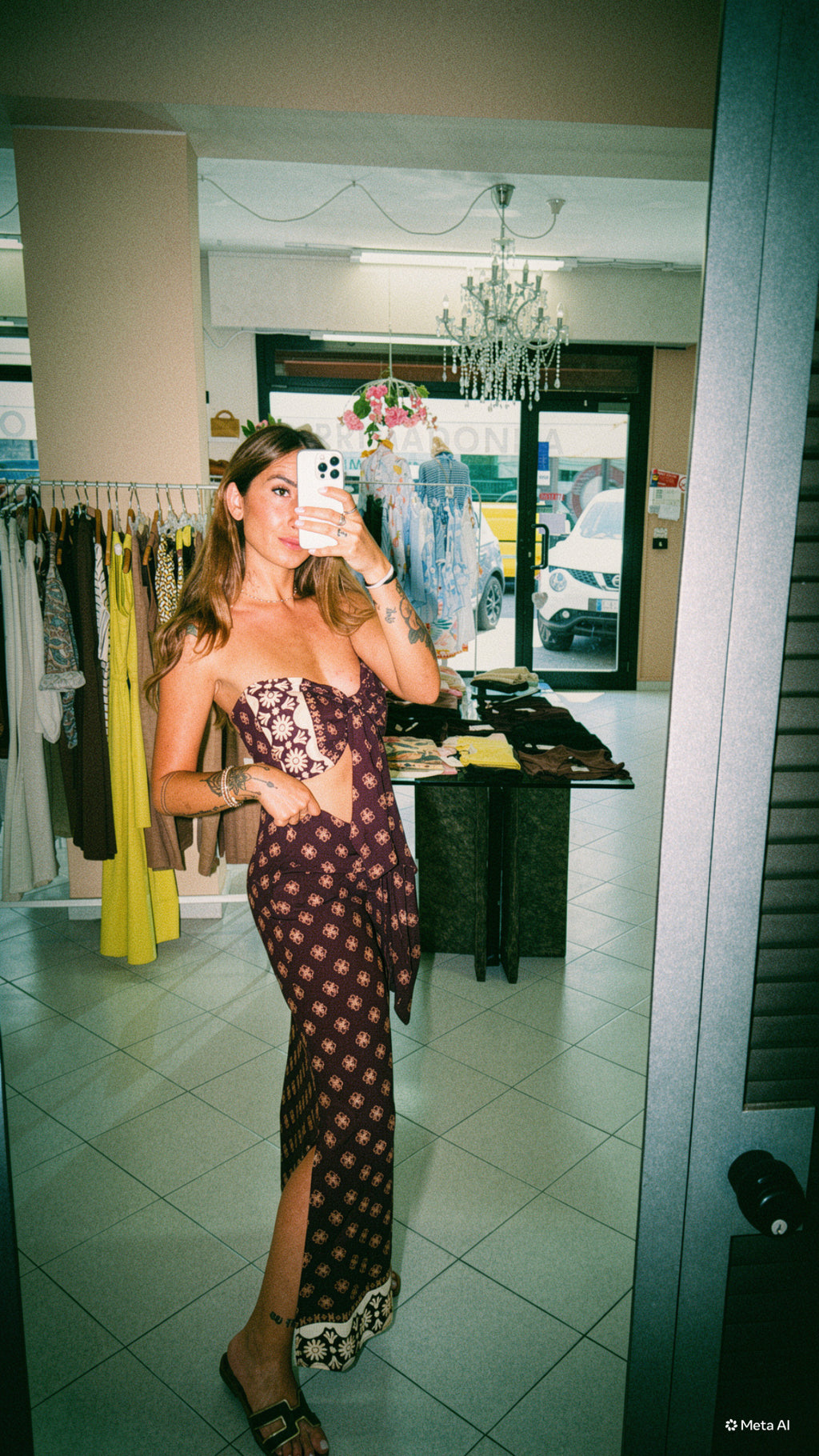 Coordinato top e gonna
