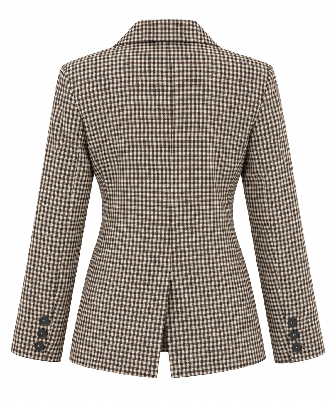 Giacca check moro/verde