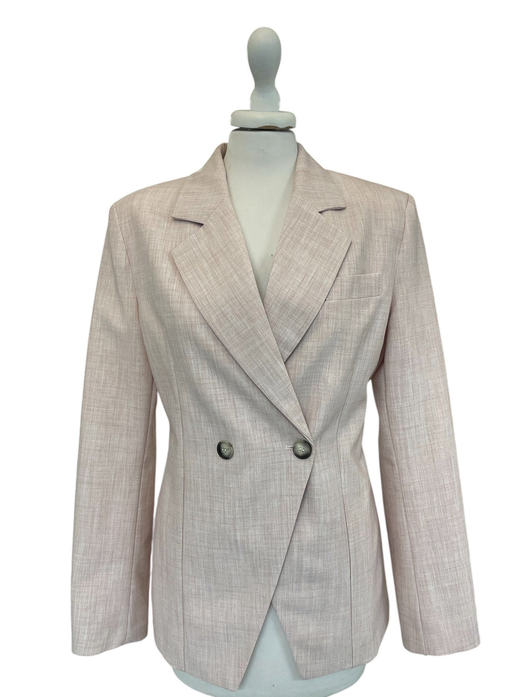 Blazer vicolo rosa mélange unica variante colore