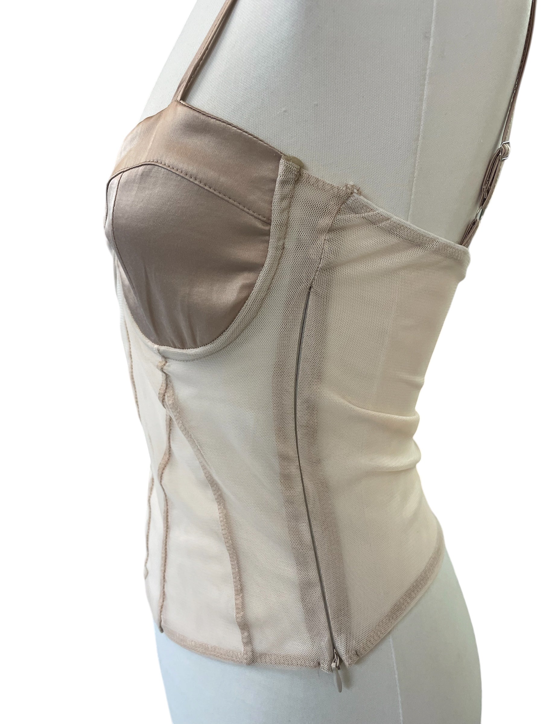 Top corpetto vicolo unica variante colore