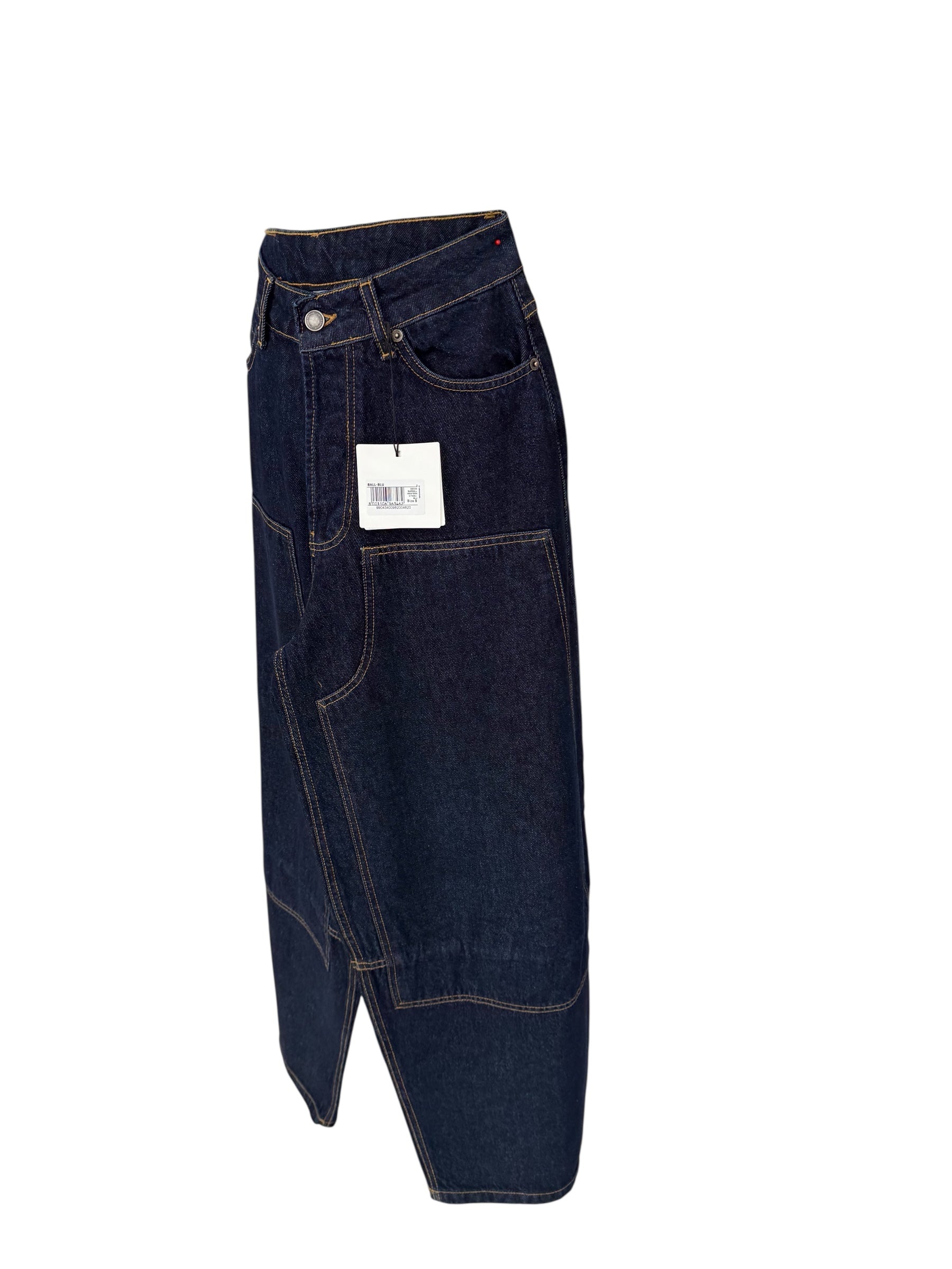 Denim barrel western