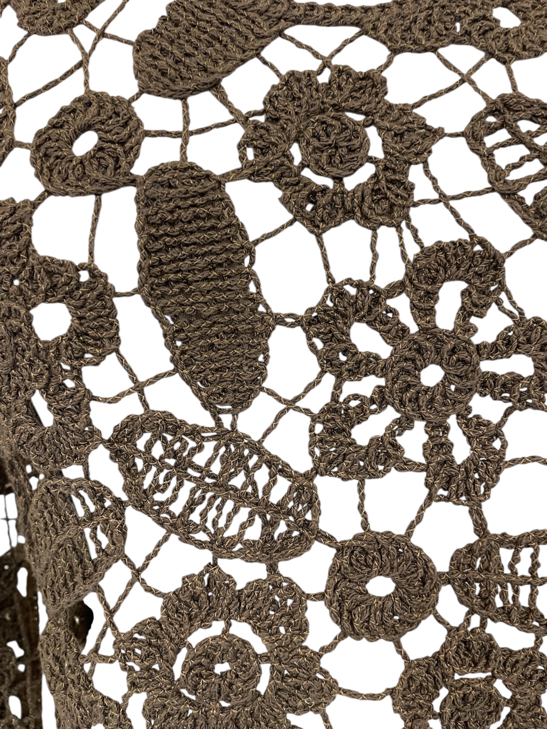 Maglia crochet D74856 tensione in taglia unica
