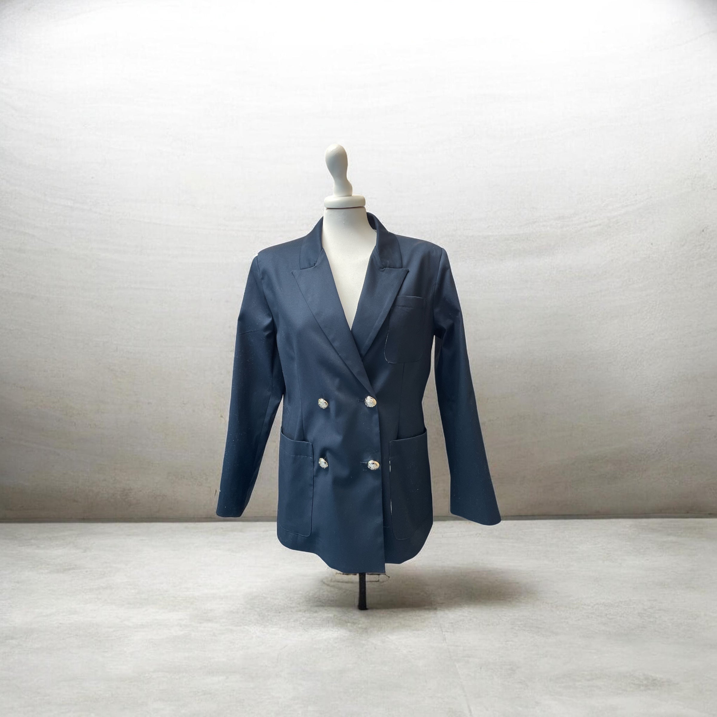 Blazer blu bande laterali