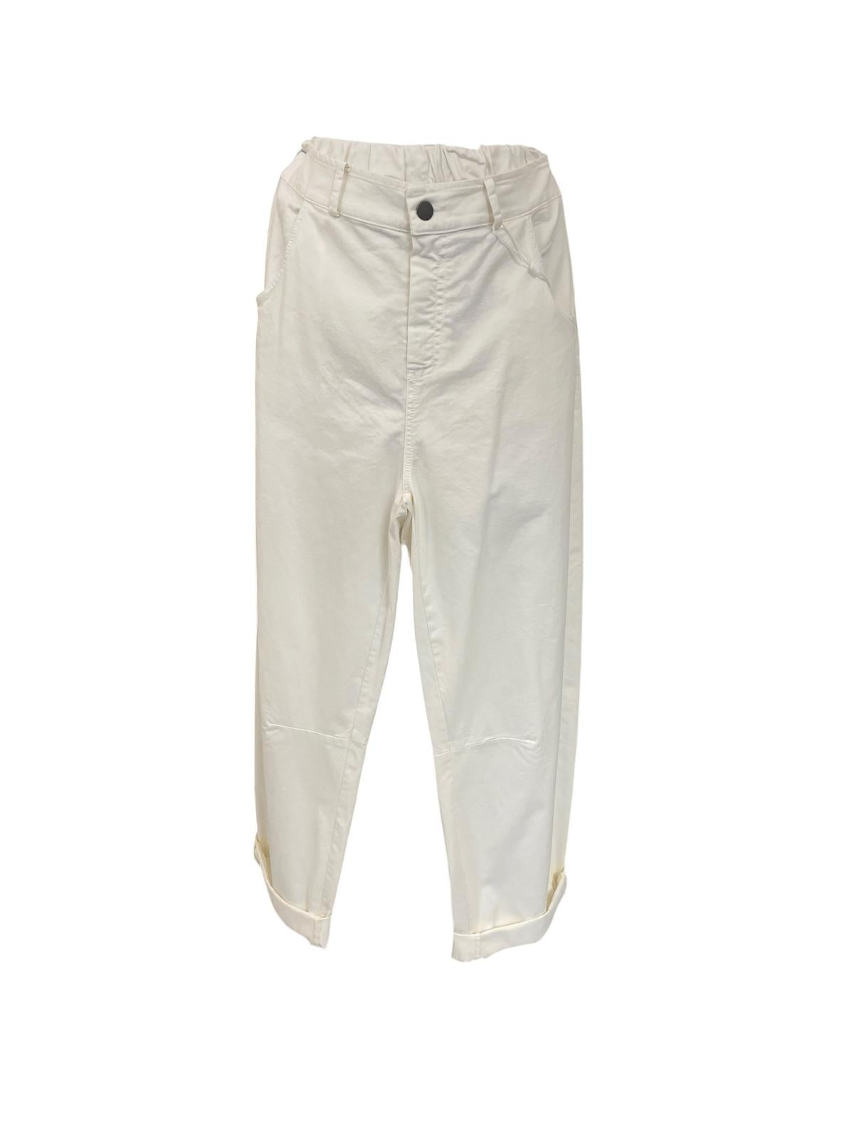 Pantalone ovetto con ripresa