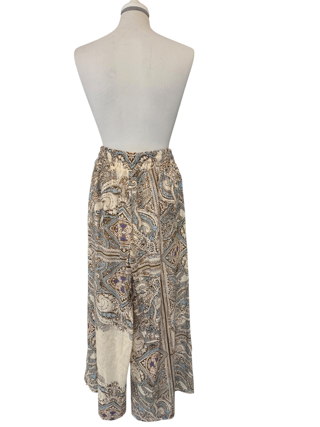 Pantalone palazzo a fantasia