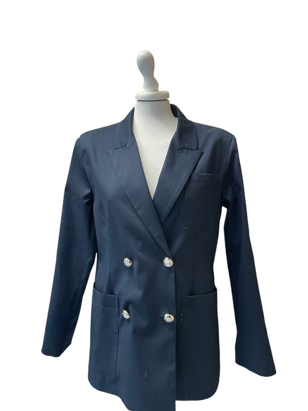 Blazer blu bande laterali