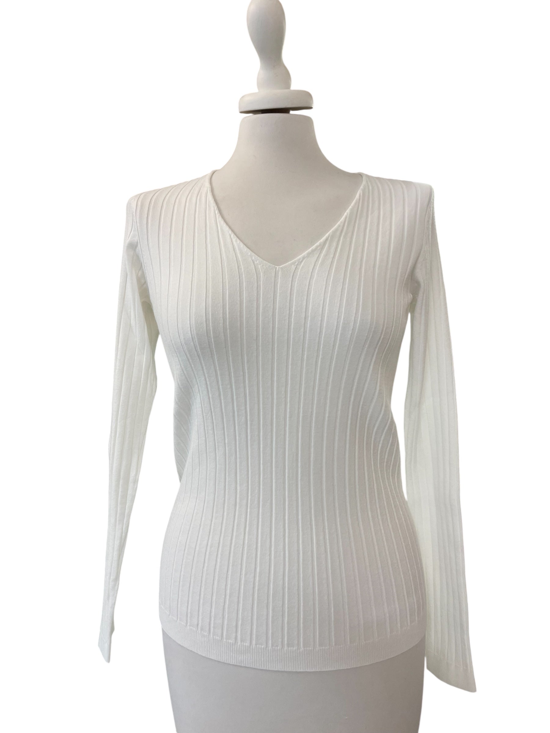 Maglia costina viscosa