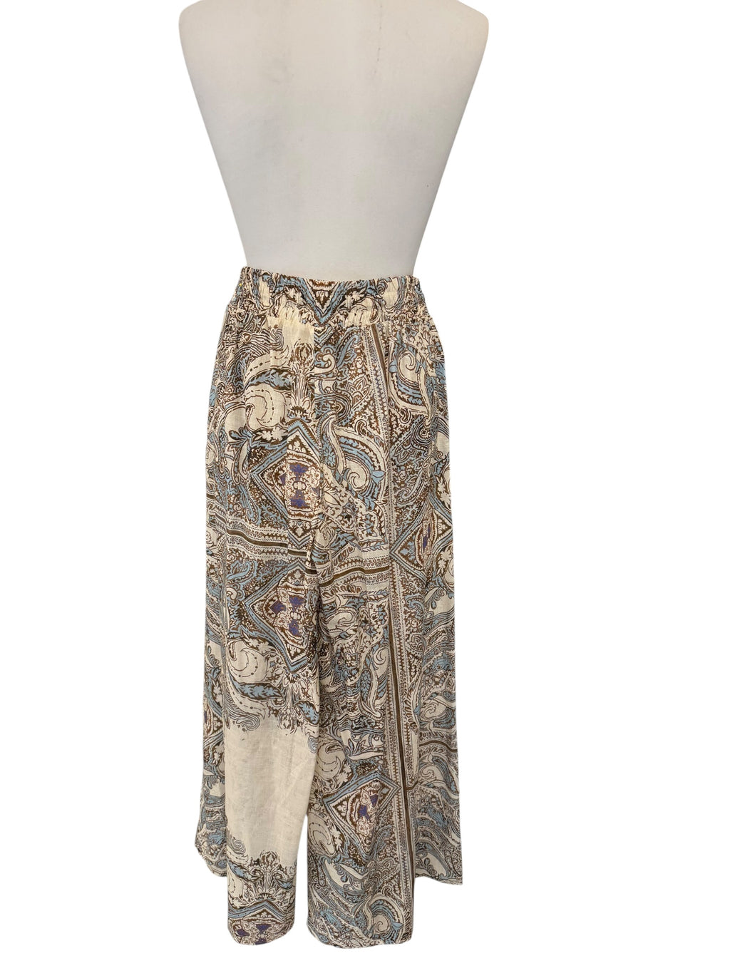 Pantalone palazzo a fantasia