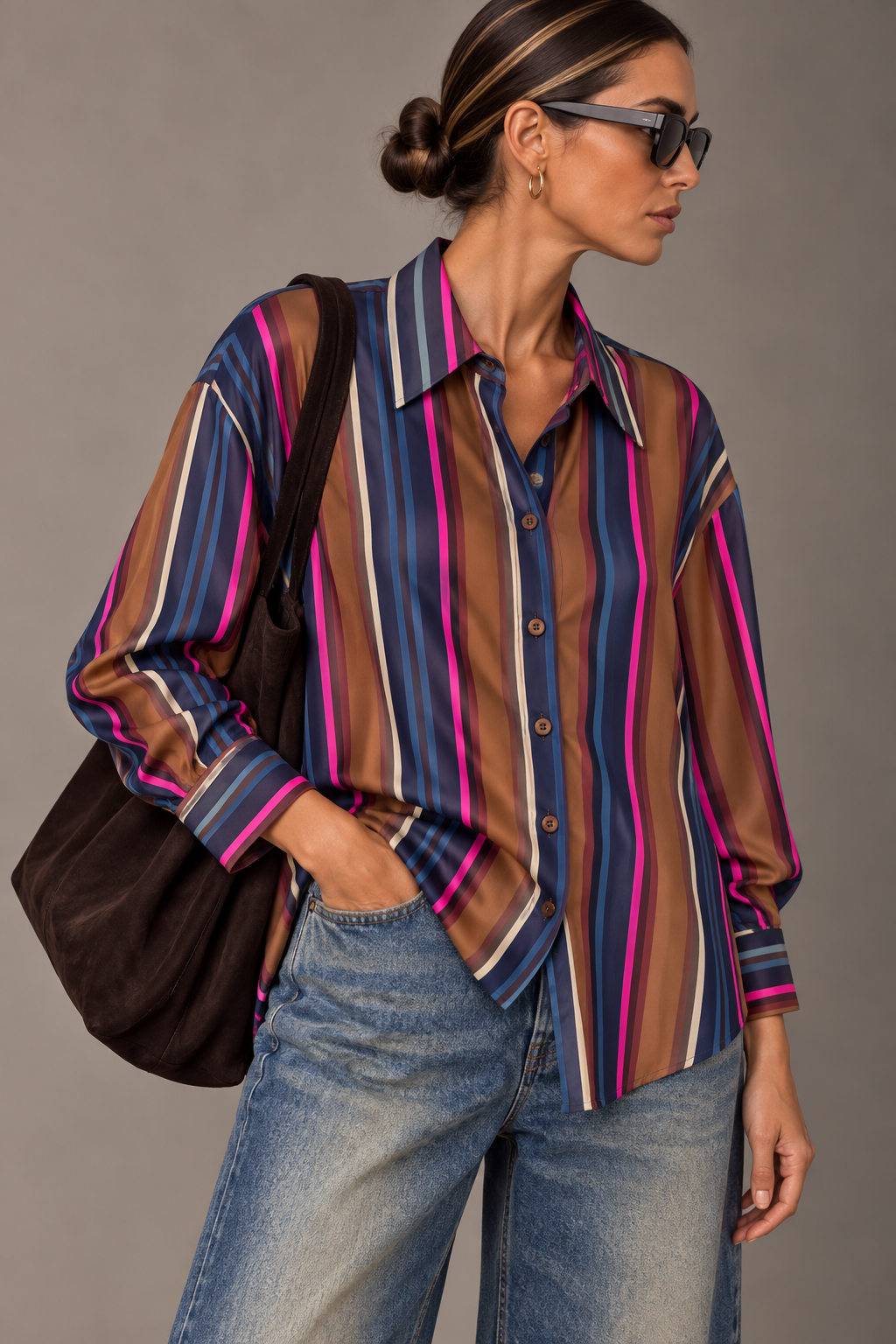 Camicia a righe