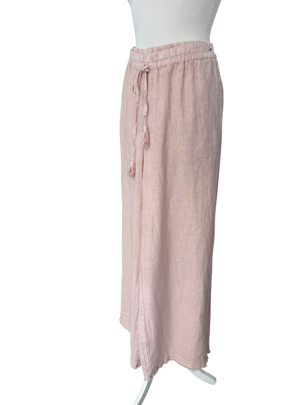 Pantalone palazzo puro lino