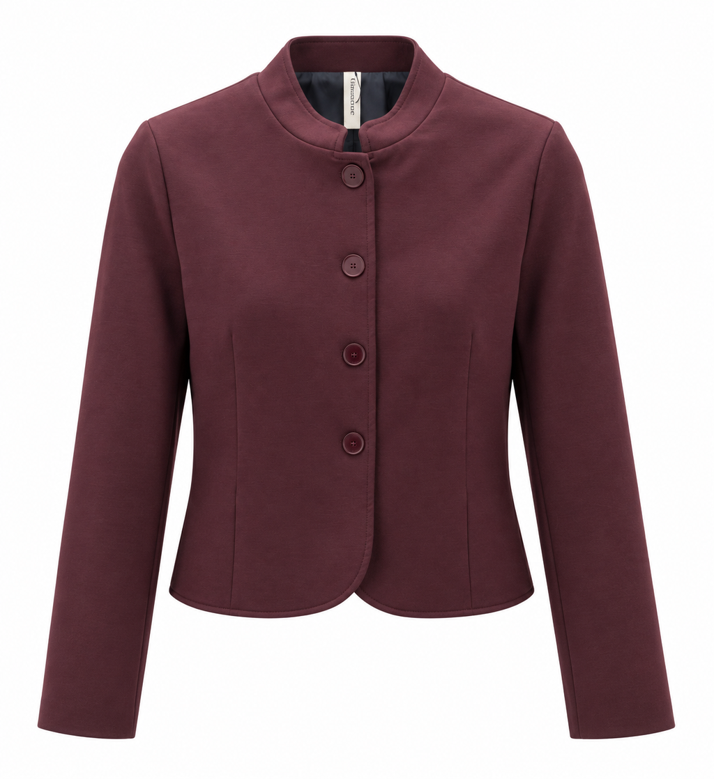 Giacca bordeaux punto Milano W26J650