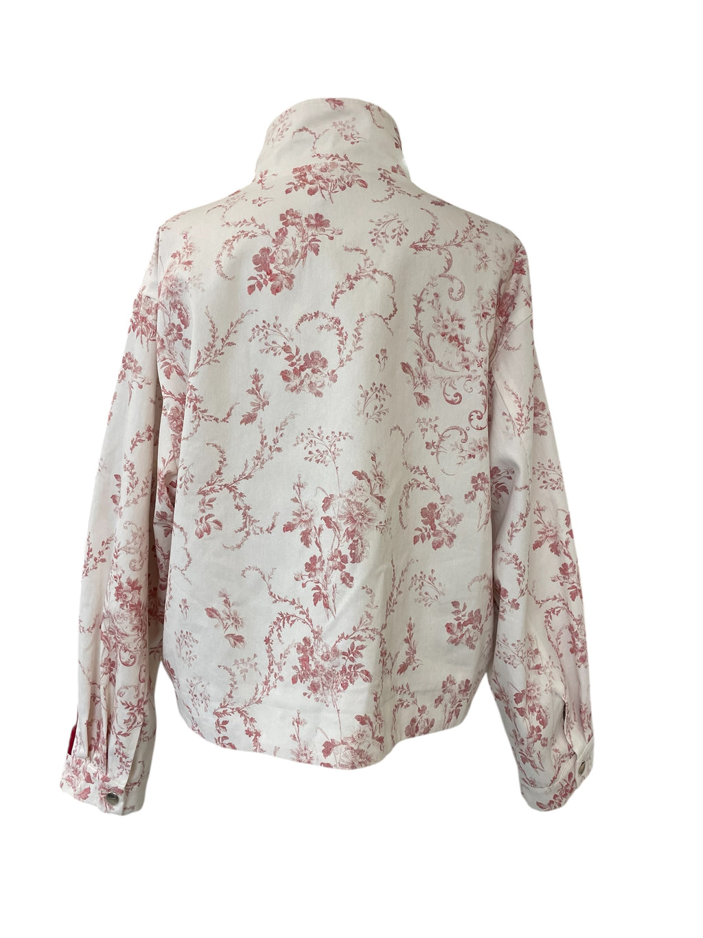 Bomber fiori banda rossa