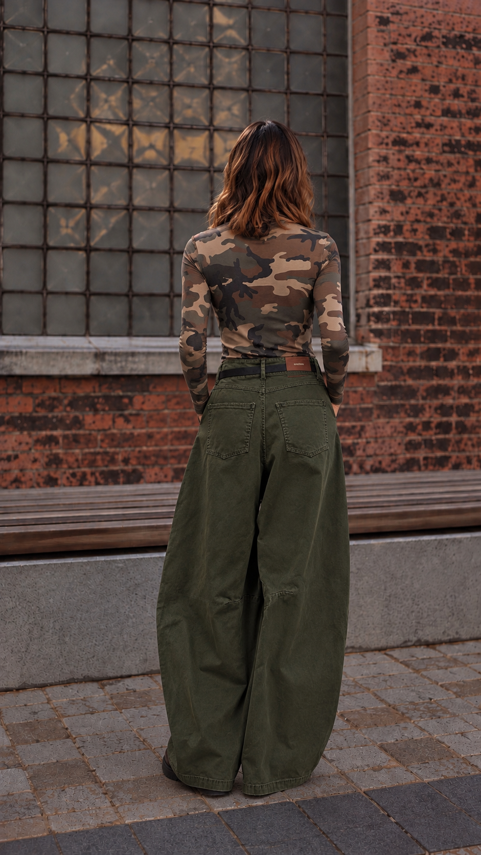 Pantalone Barrel militare