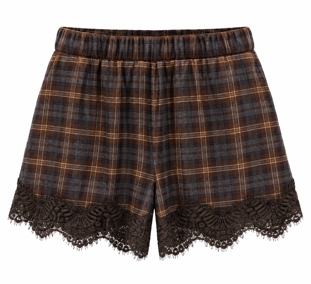 Short check con pizzo