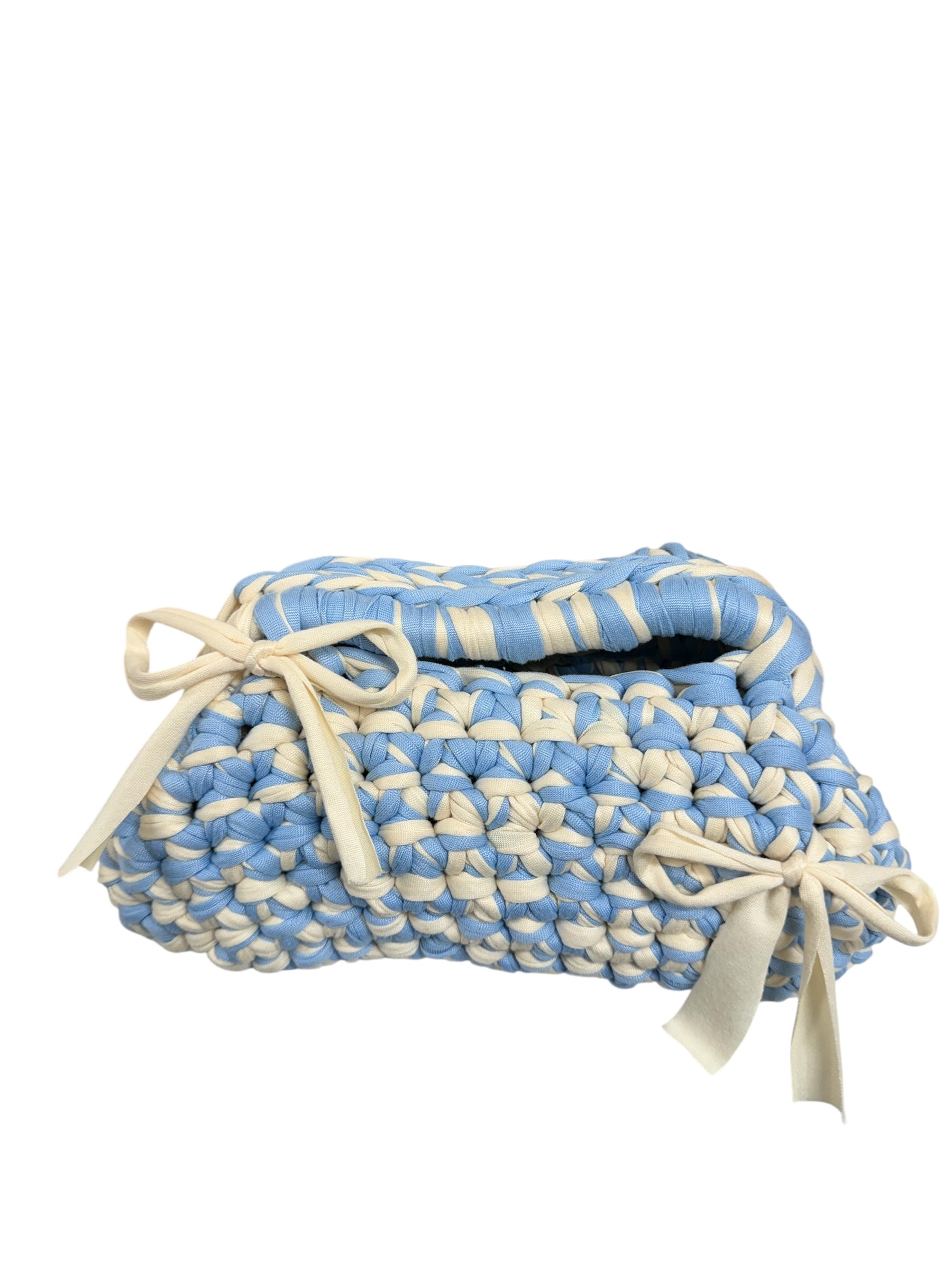 Crochet “Amelia” panna/rosa