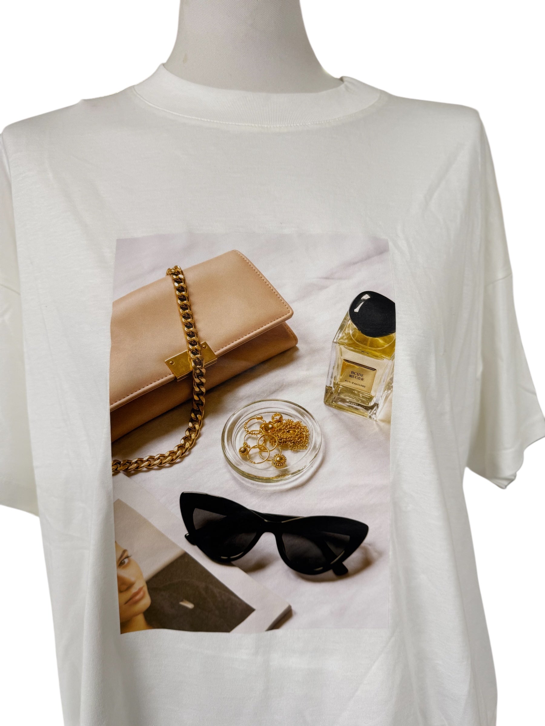 T-shirt over stampa