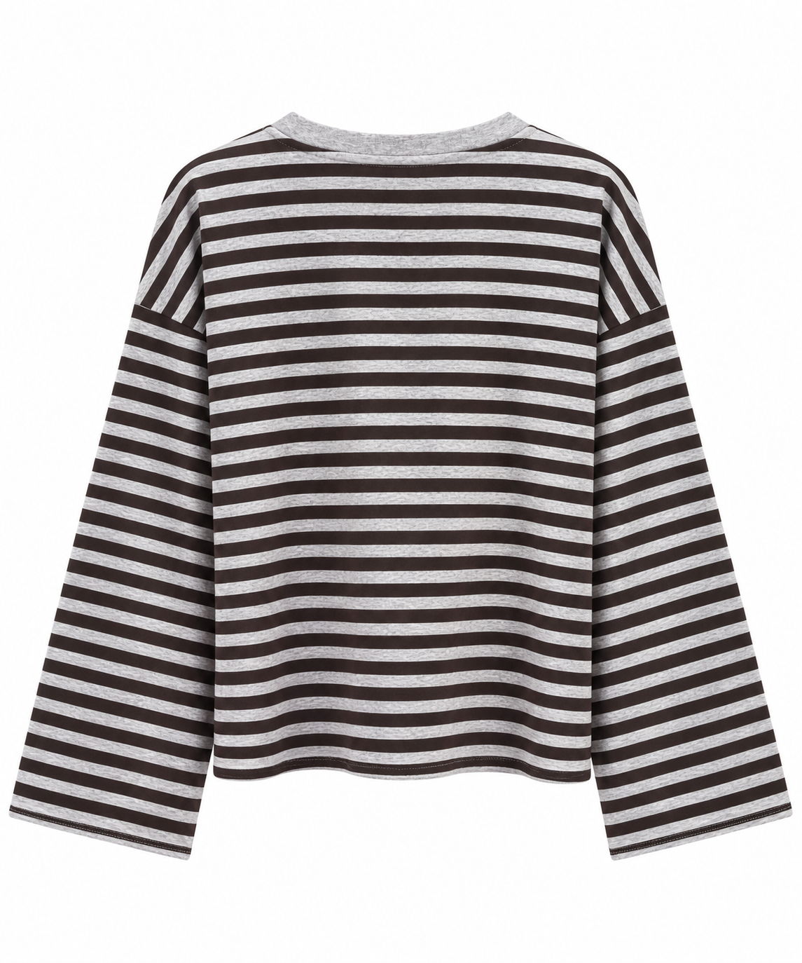T-shirt righe + spilla