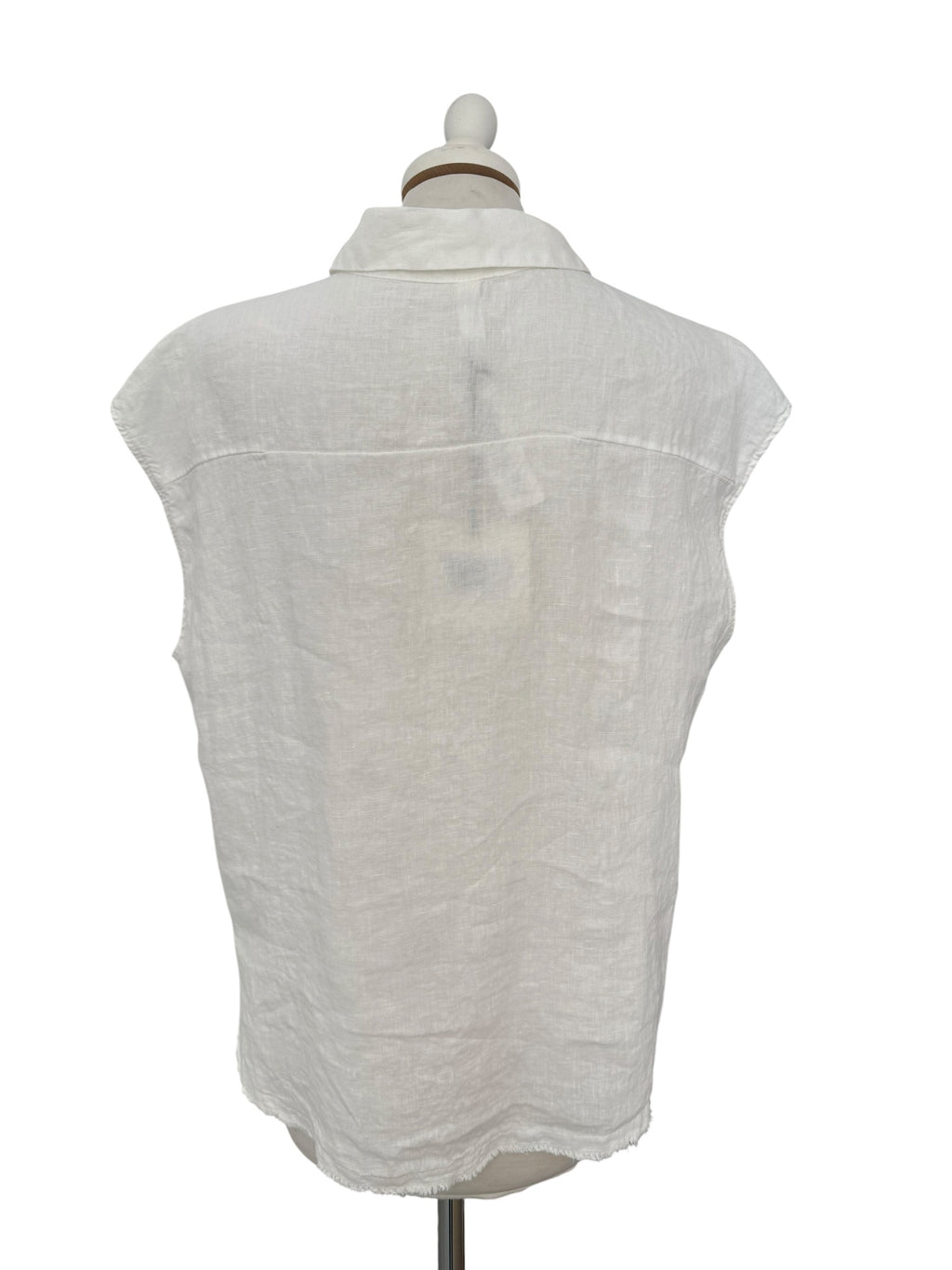 Camicia smanicata puro lino