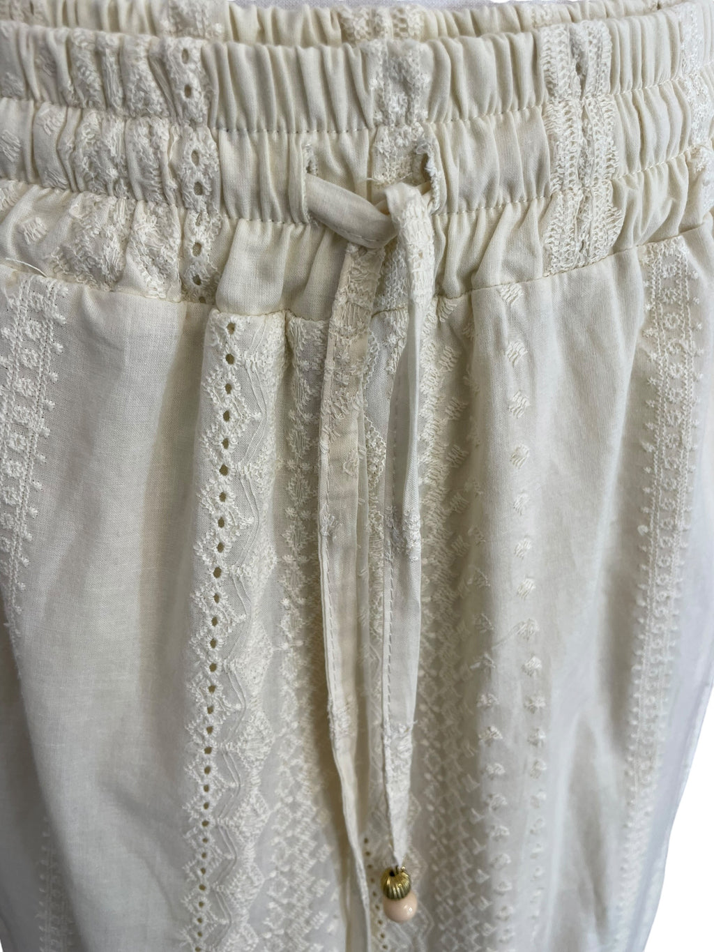 Pantalone palazzo ricamato WZ1641 variante unica