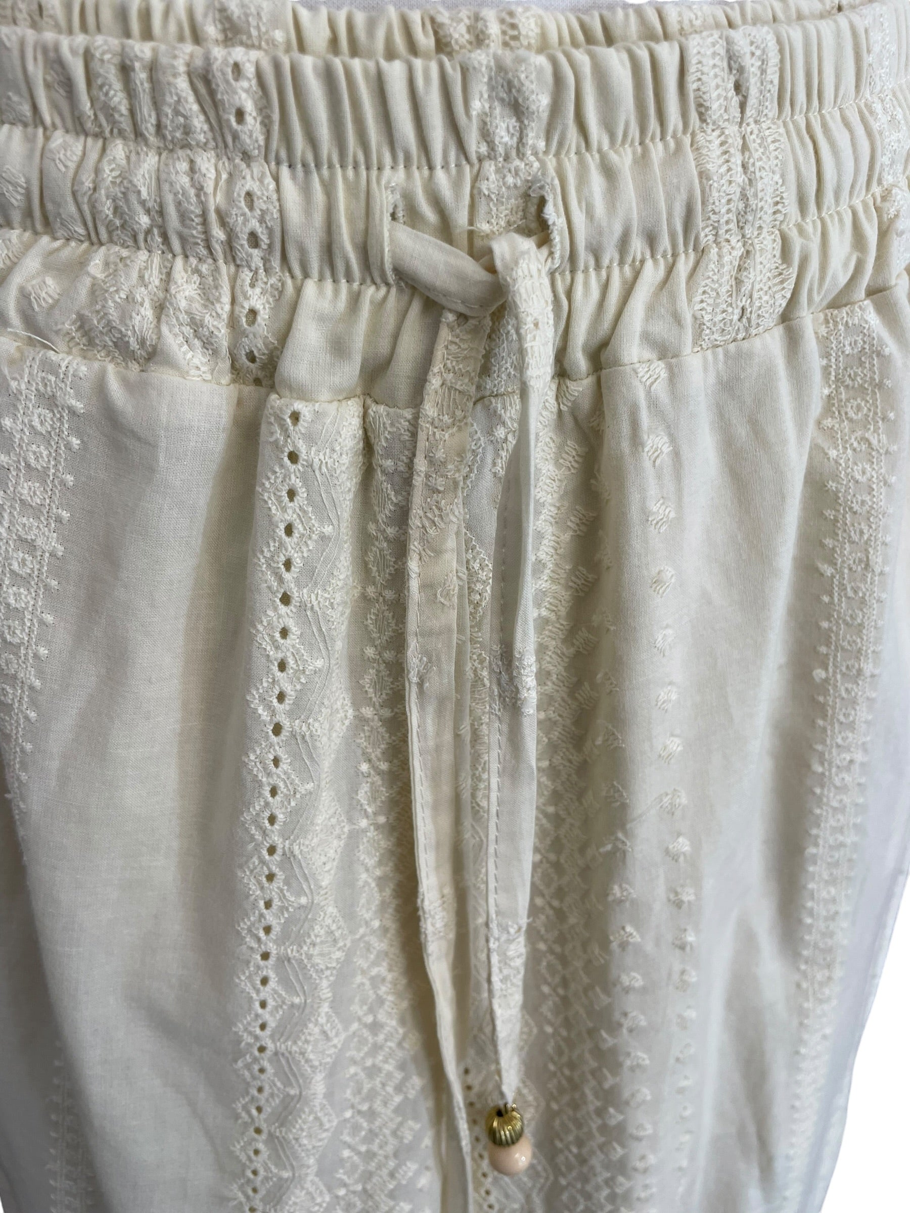 Pantalone palazzo ricamato WZ1641 variante unica