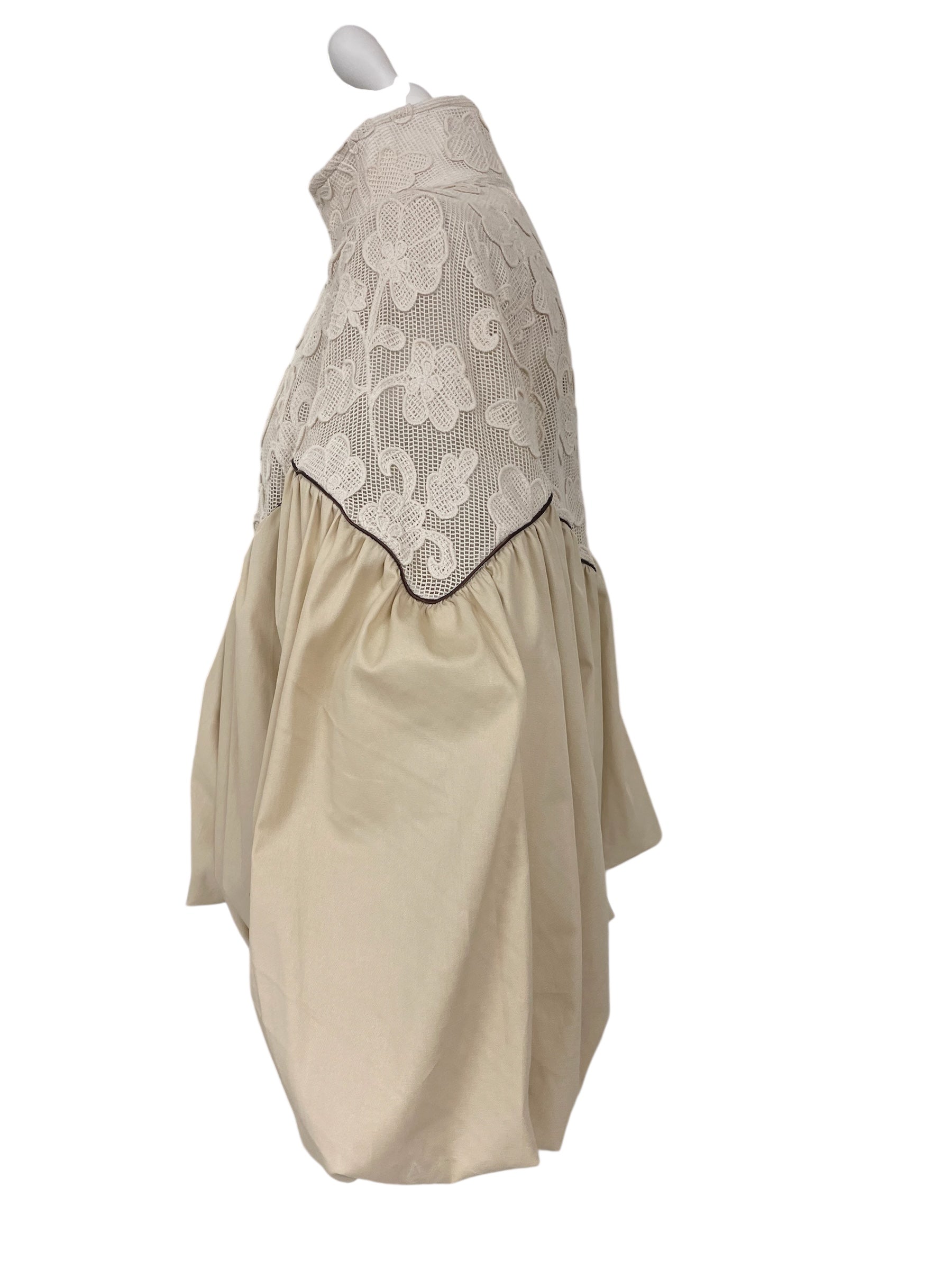 Bomber cotone e pizzo tensione in 38931