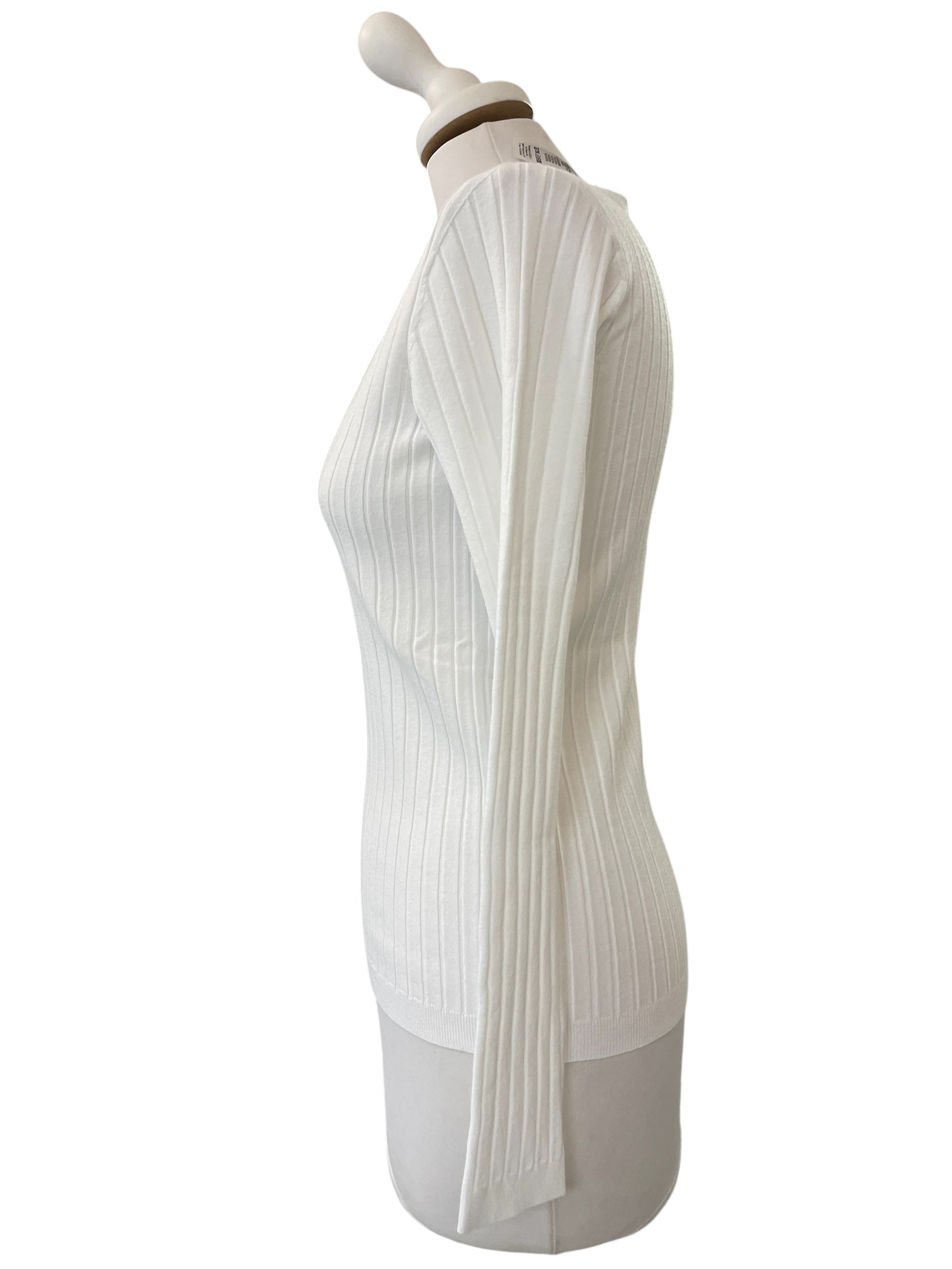 Maglia costina viscosa