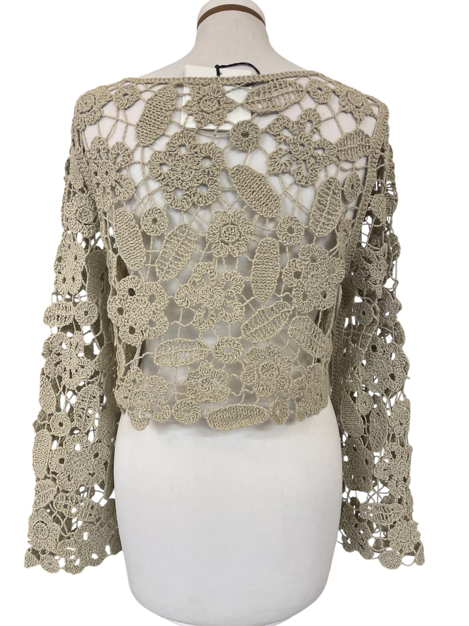 Maglia crochet D74856 tensione in taglia unica