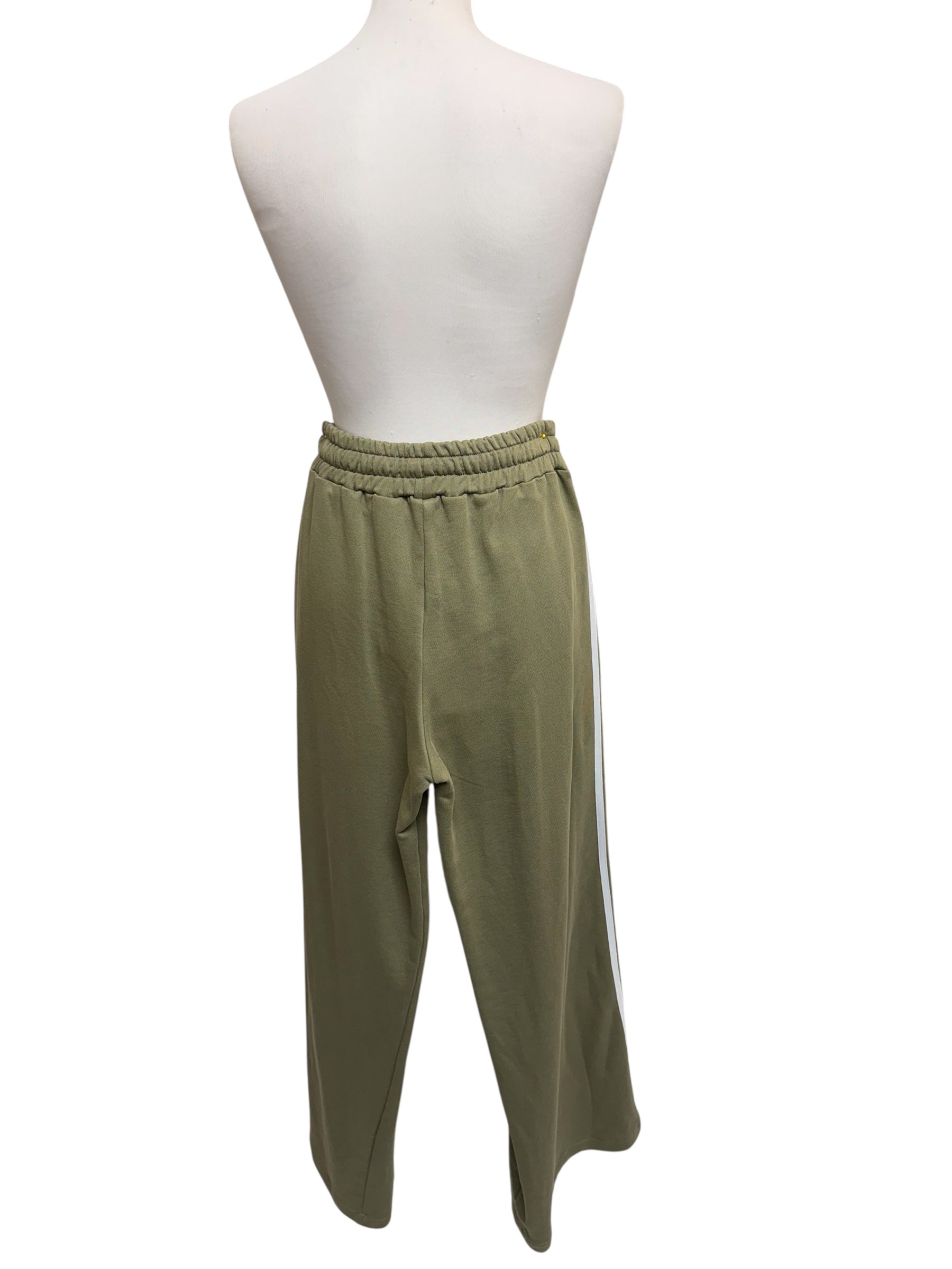 Pantalone verde bande laterali