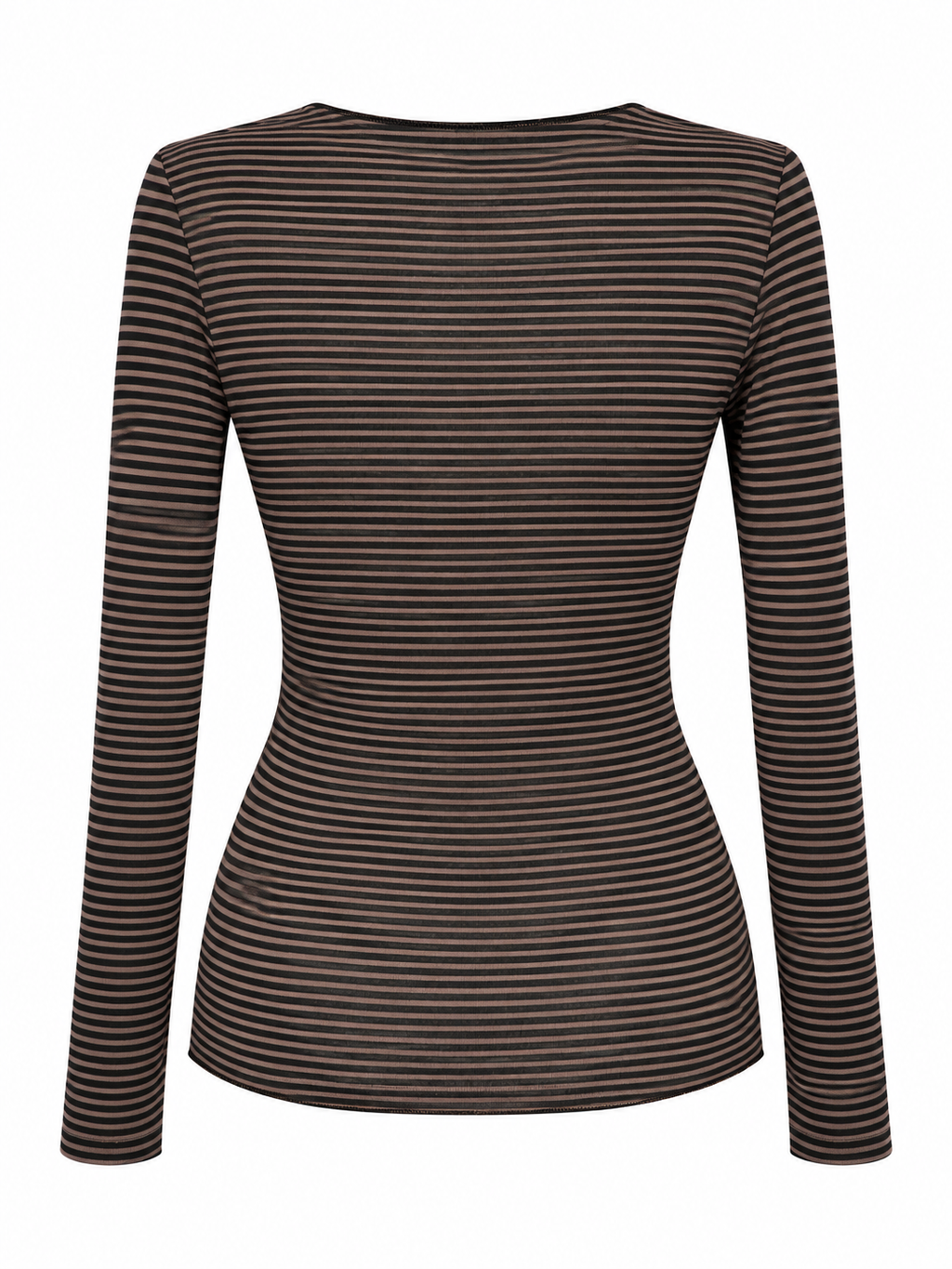 Maglia cachemiretta rigata