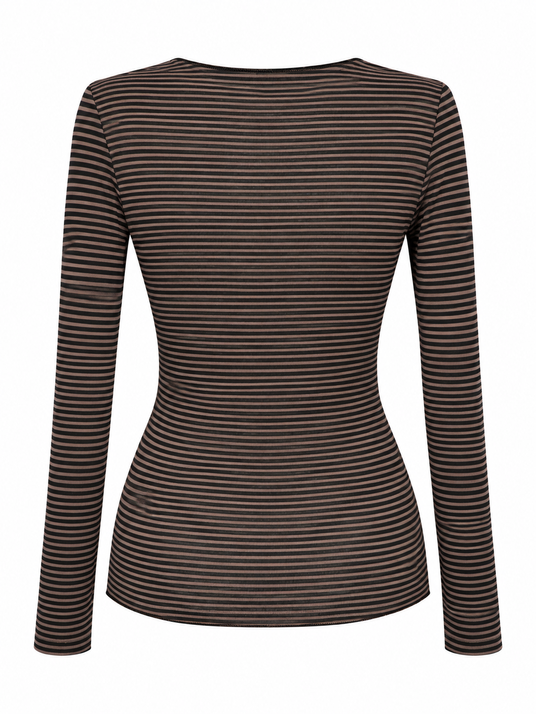 Maglia cachemiretta rigata