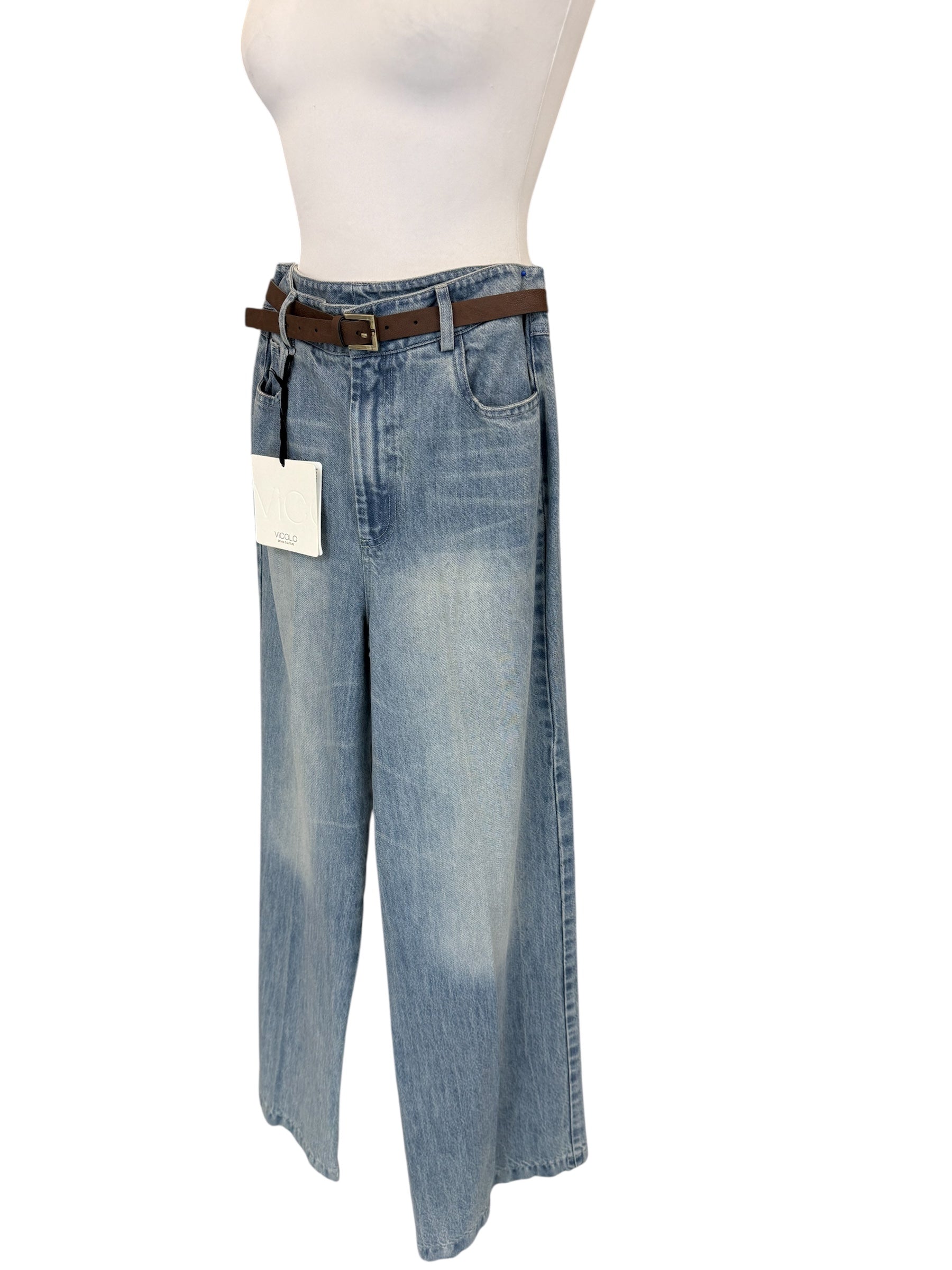A denim chiaro