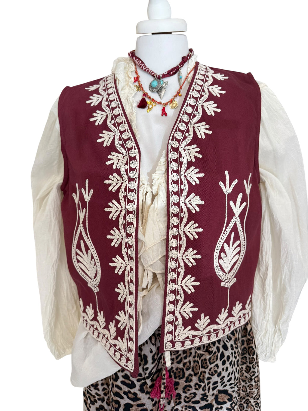 Gilet ricami