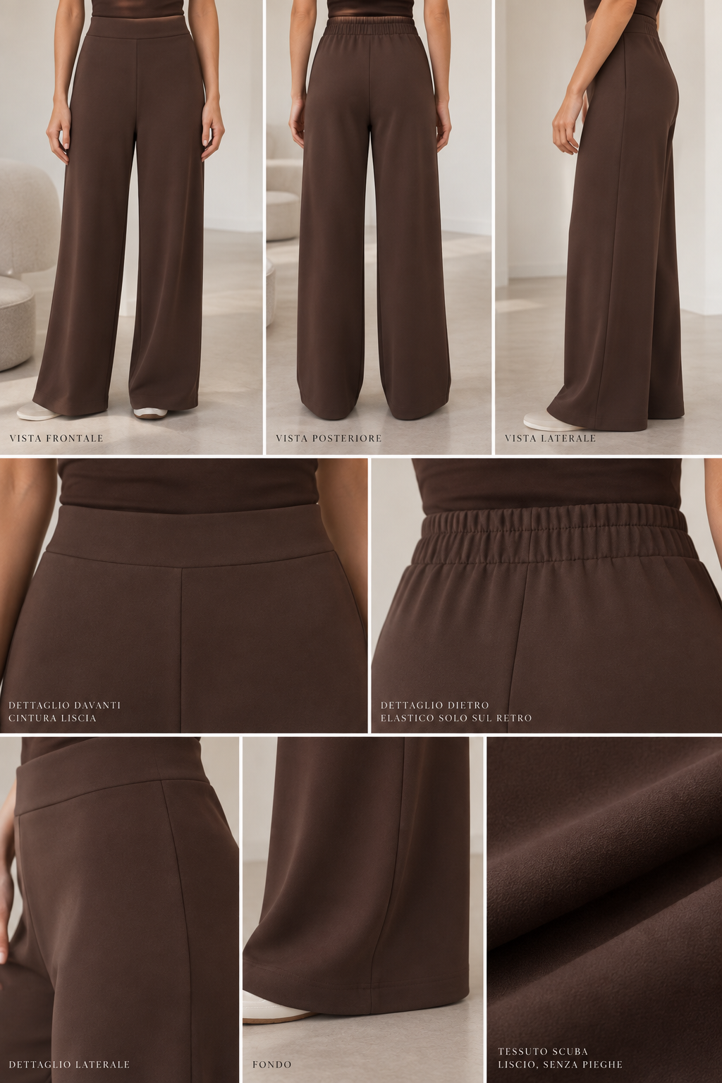 Tailleur in scuba moro