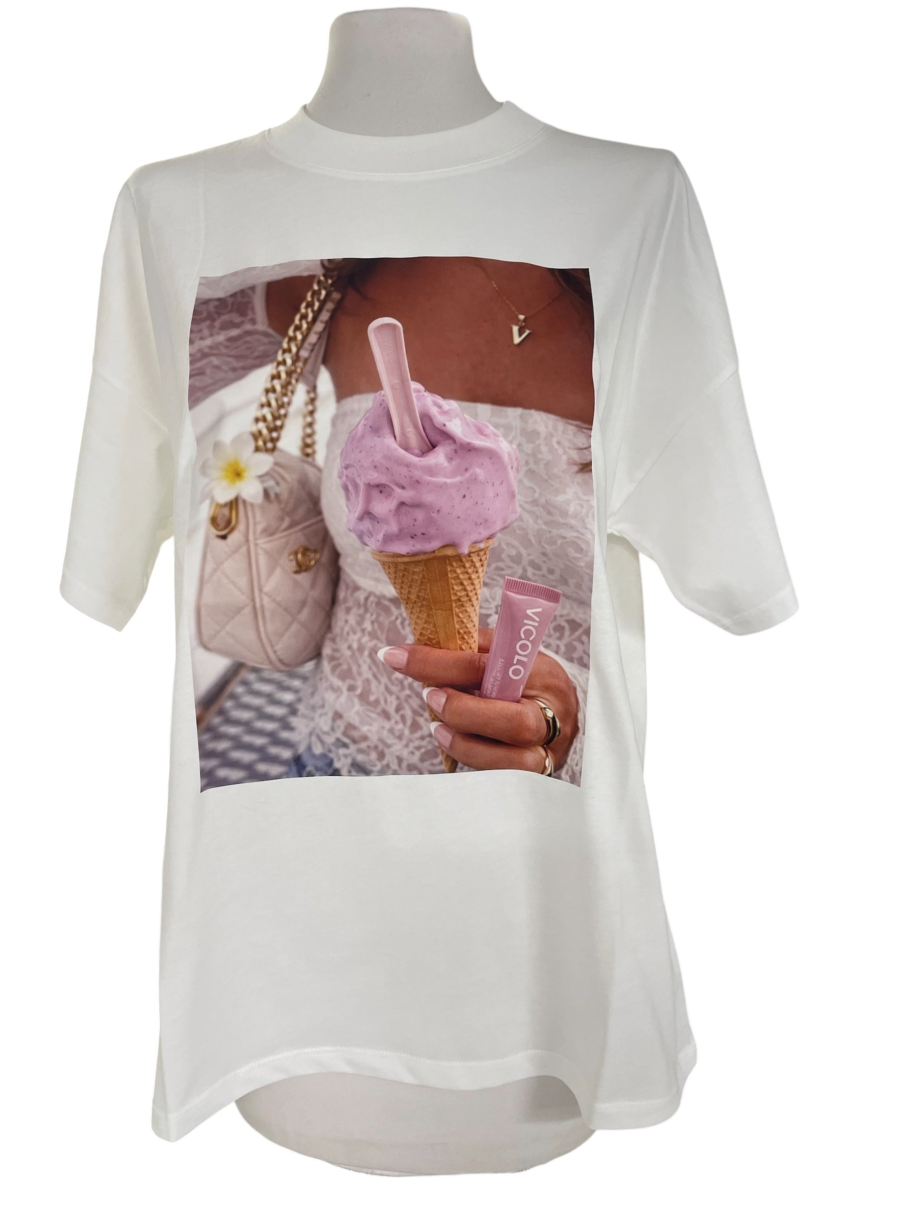 T-shirt over vicolo taglia unica