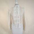 Camicia ricamata con alamari