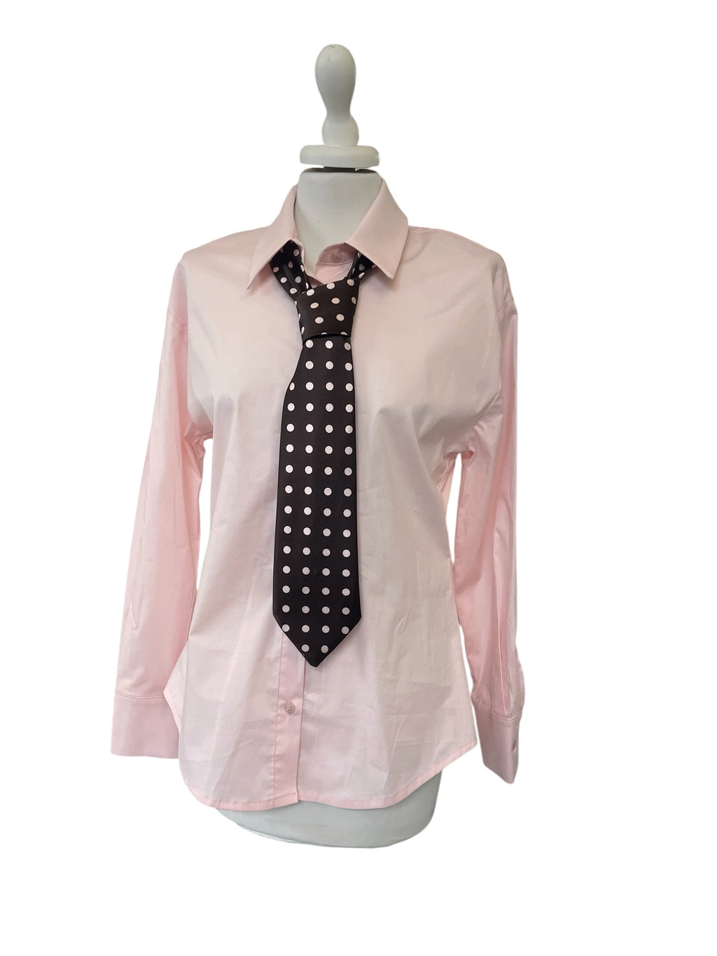 Camicia cravatta pois