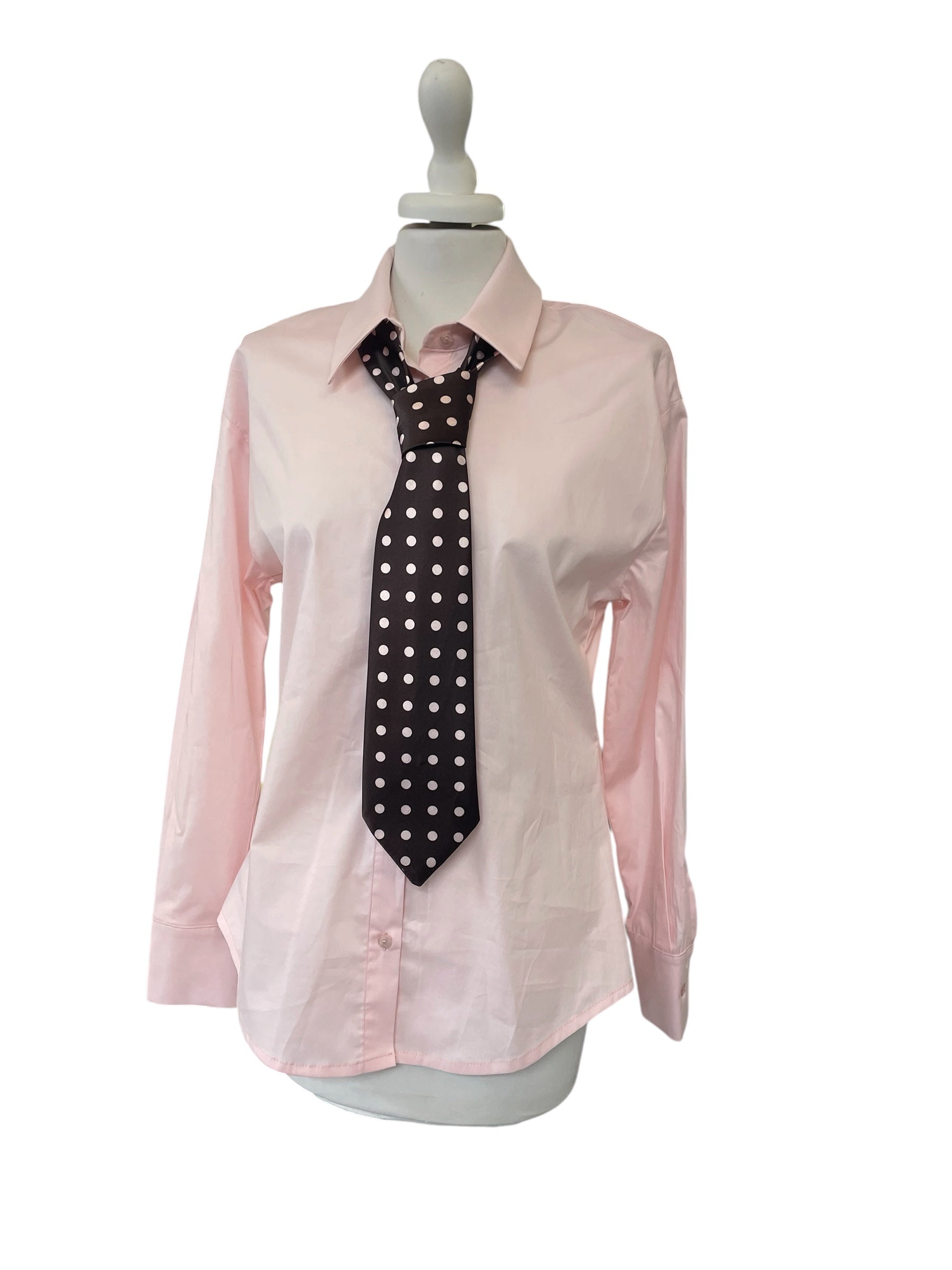 Camicia cravatta pois