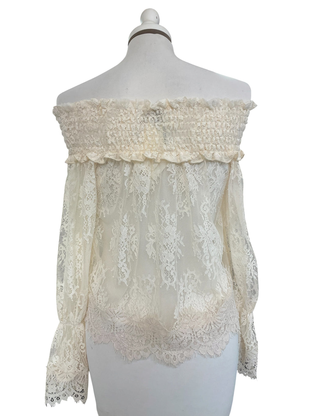 Blusa pizzo V.unica C10293AT tensione in