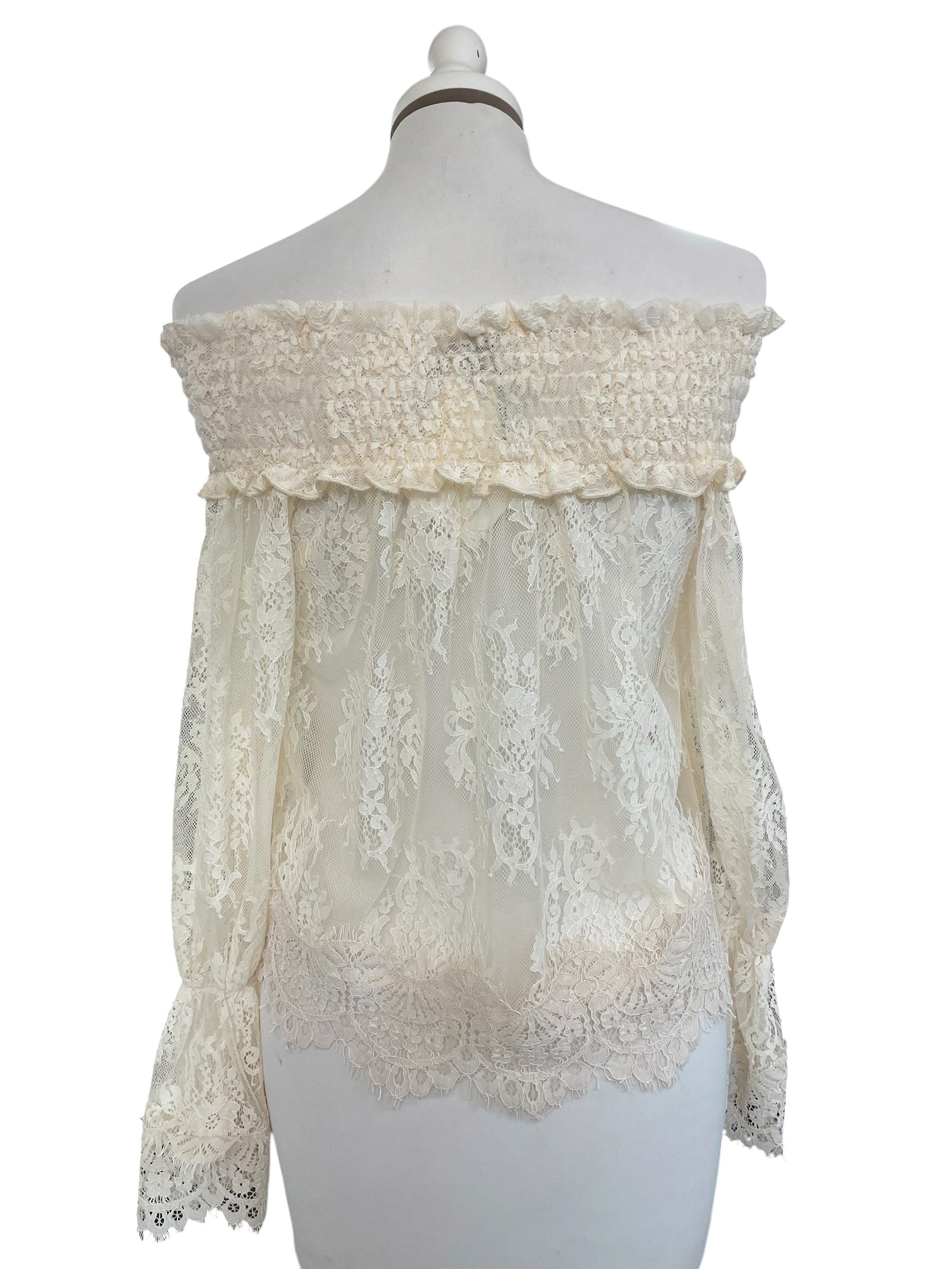 Blusa pizzo V.unica C10293AT tensione in