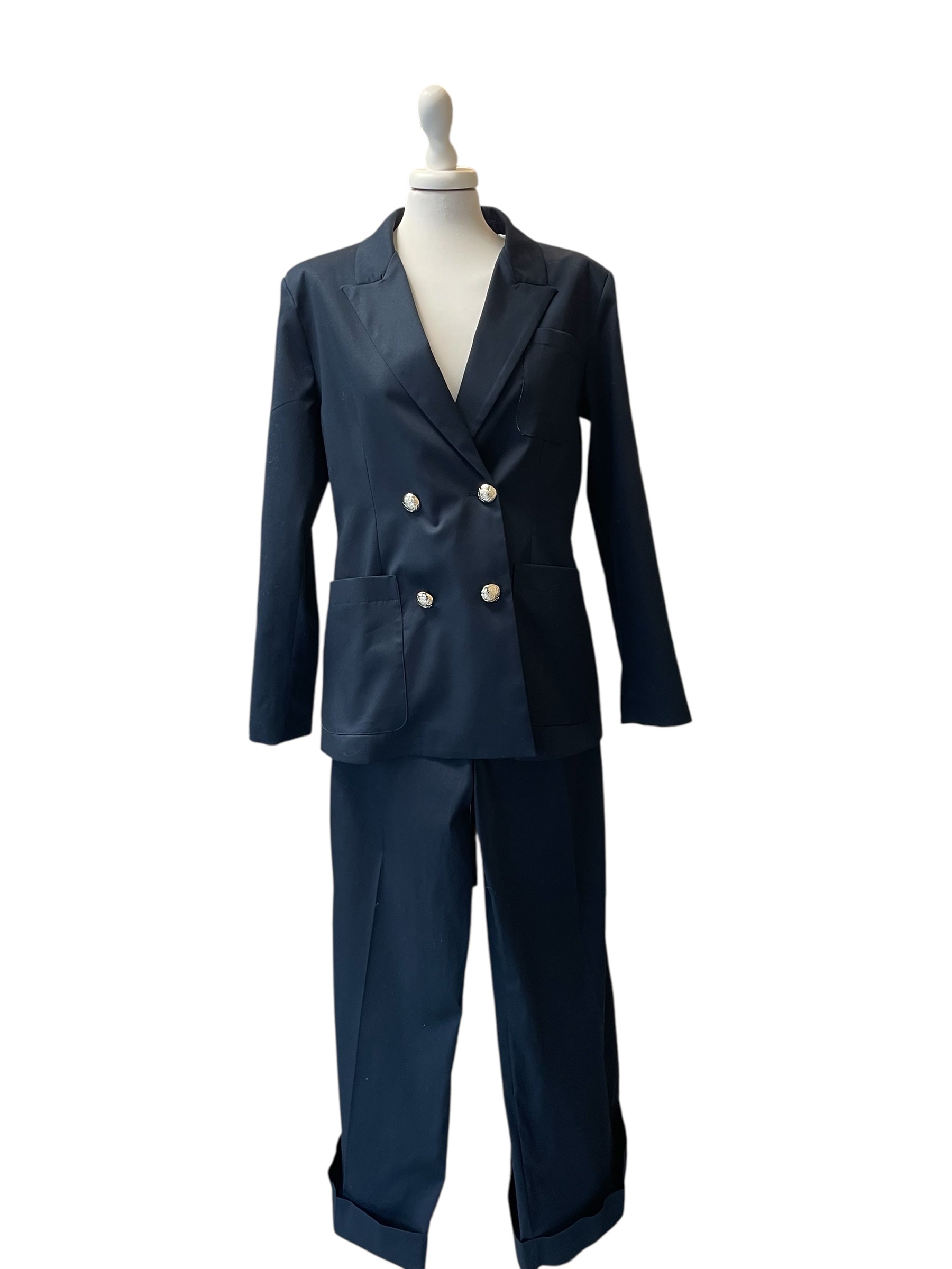 Blazer blu bande laterali