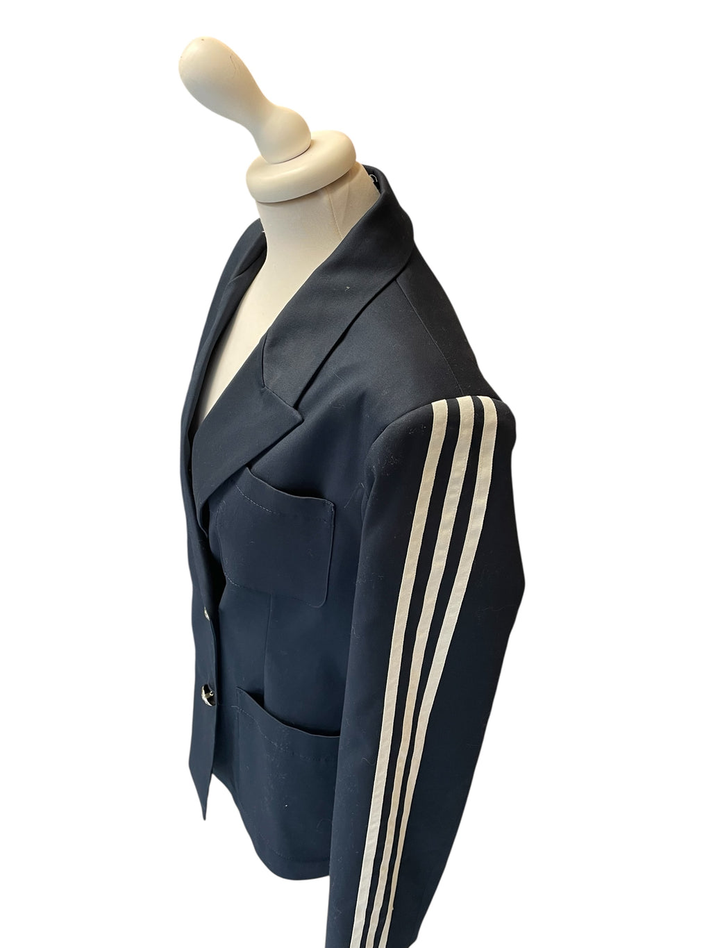 Blazer blu bande laterali