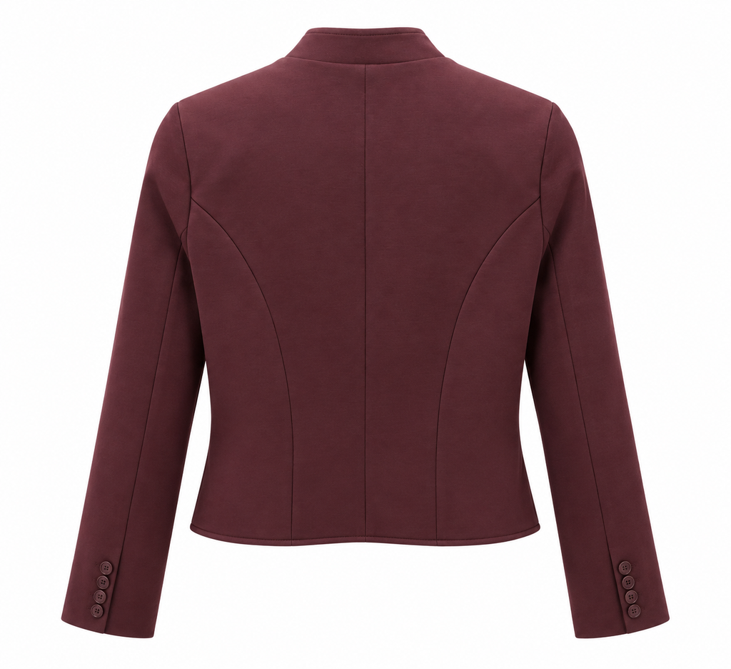 Giacca bordeaux punto Milano W26J650